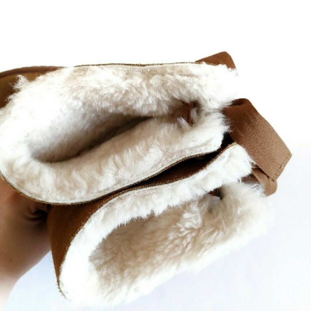 Ugg 8 Suede Koolaburra Tan Carmel 8 Boots Sherpa Chesnut - Picture 3 of 11